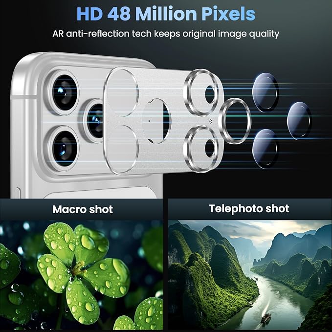 Uyiton Compatible with iPhone 17 Pro Camera Lens Protector - Image 3