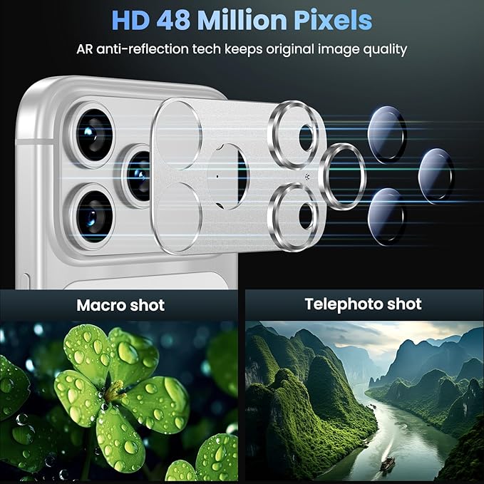 Uyiton Compatible with iPhone 17 Pro Camera Lens Protector - Image 3