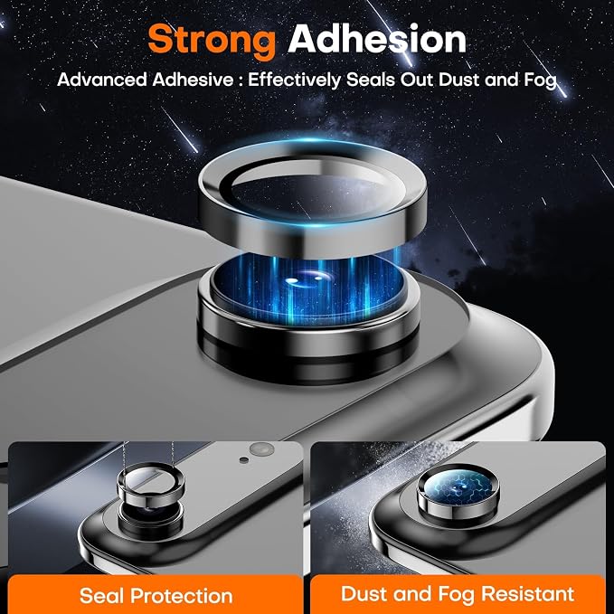 Camera Lens Protector for iPhone Air, Tempered Glass Metal Individual Camera - Image 2