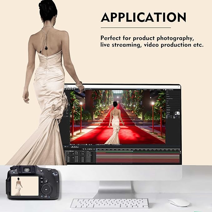 Cream Photography Backdrop for Photoshoot, Photo Backdrop Curtain, Perfect - Image 3
