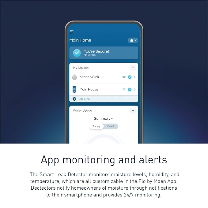 Moen Flo Smart Water Leak Detector - Image 4