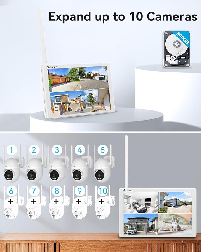 Jennov 5MP Wireless Security Camera System - Image 8