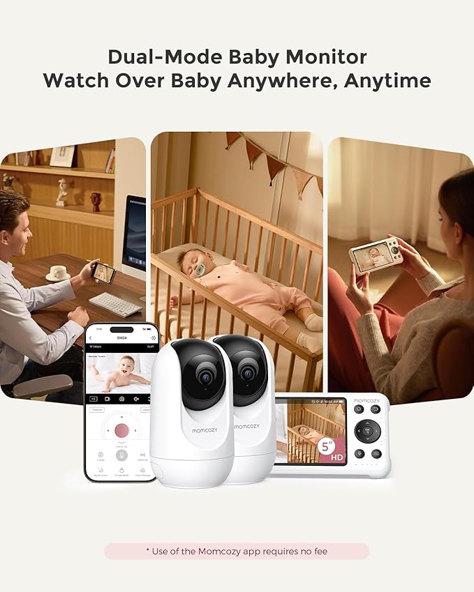 Momcozy BM04 Smart WiFi Baby Monitor - Image 3