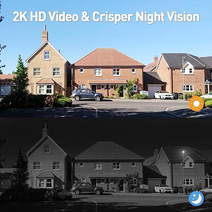XTU Doorbell Camera Wireless No Subscription, 2K Video Doorbell - Image 3