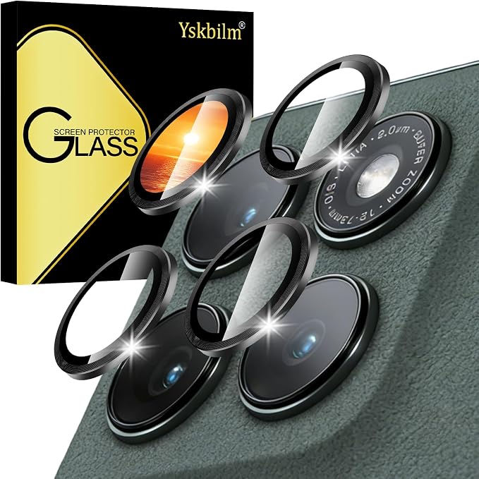 Compatible with Motorola Moto Edge 2025 Camera Lens Protector, Individual Metal by Unknown