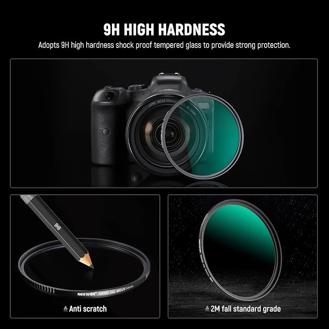 NEEWER 49mm UV Filter， Ultra Slim UV Protection 49mm Camera Lens Filter - Image 3