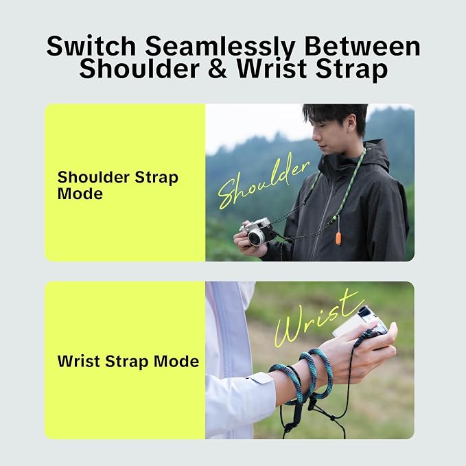 PGYTECH Camera Shoulder Strap Slim Outdoor Style, Adjustable 32.2-53.5in Quick - Image 3