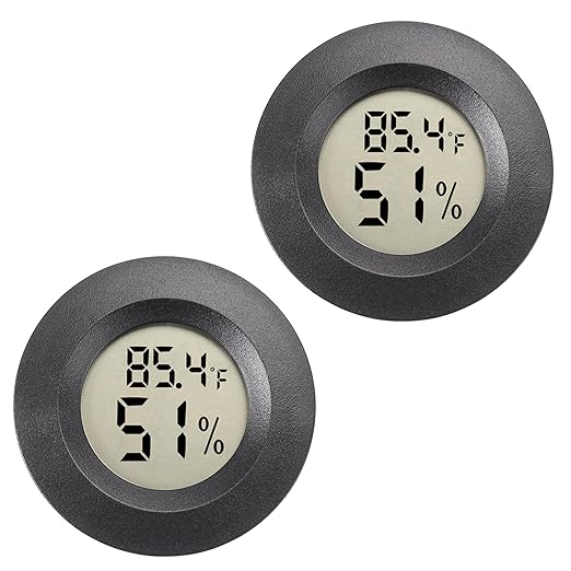 Mini Hygrometer Digital Thermometer Humidity Meter 2 Pack Hygrometer by WEIMELTOY