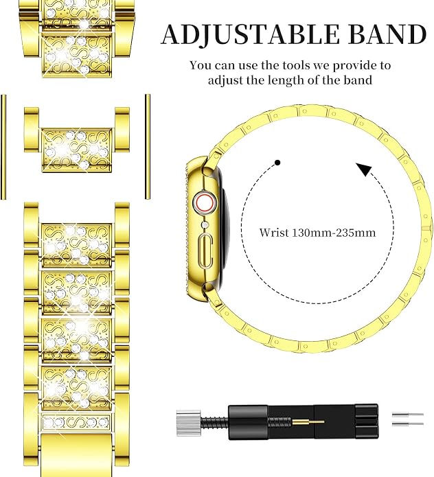 Mosonio Compatible with Apple Watch Band 38mm 40mm 41mm 42mm 44mm 45mm 46mm - Image 5
