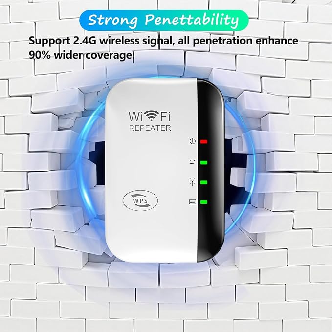 WiFi Extender, WiFi Signal Booster Up to 5800sq.ft and 52+ Devices, WiFi Range - Image 3