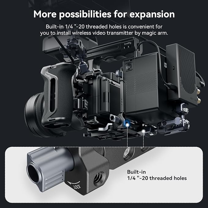 SmallRig Foldable V Mount Battery Plate, All-in One Mounting Solution - Image 7