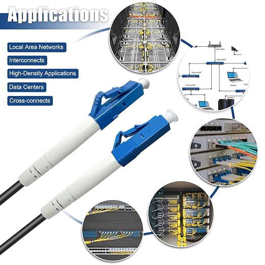 100 Feet LC to LC Outdoor Armored Simplex Fiber Patch Cable, Single Mode Fiber - Image 6