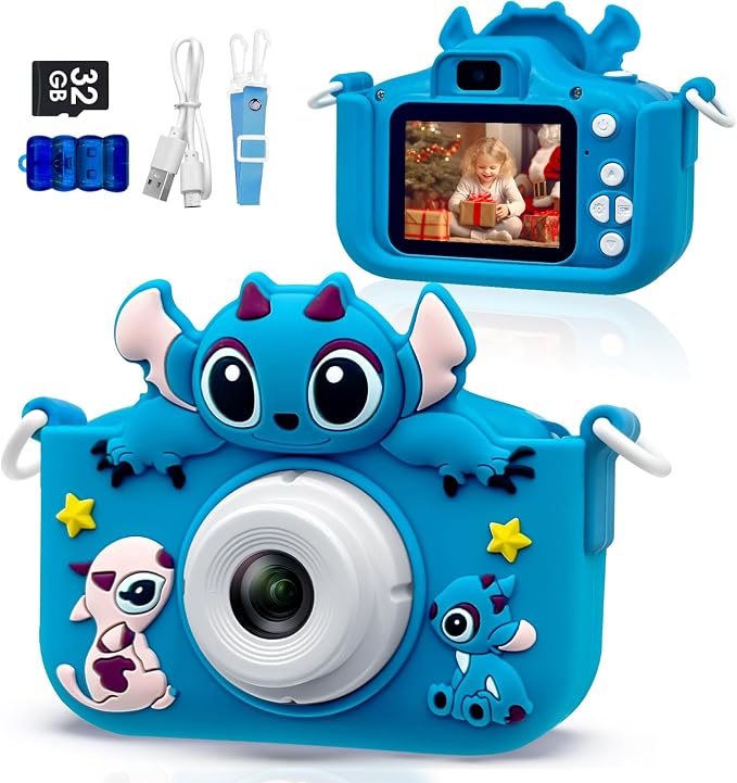 Kids Camera Toddler Digital Camera Little Girls Toy Camera by ESTFUN