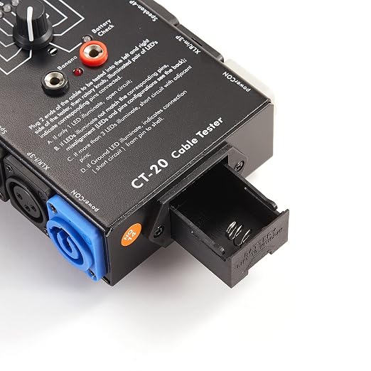 MFL. 15-Plug Audio Cable Tester Line Finder Black 15-in-1 Cables Checker 10-Way - Image 3