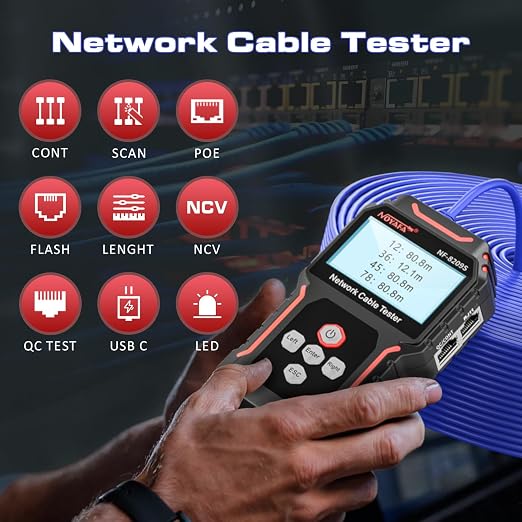 Network Cable Tester NF-8209S, Wire Tracer - Image 2