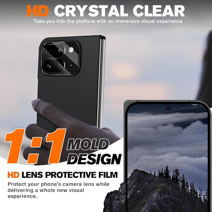 3 Pack for Google Pixel 10 Pro Fold Camera Lens Protector, Tempered Glass 9 - Image 6