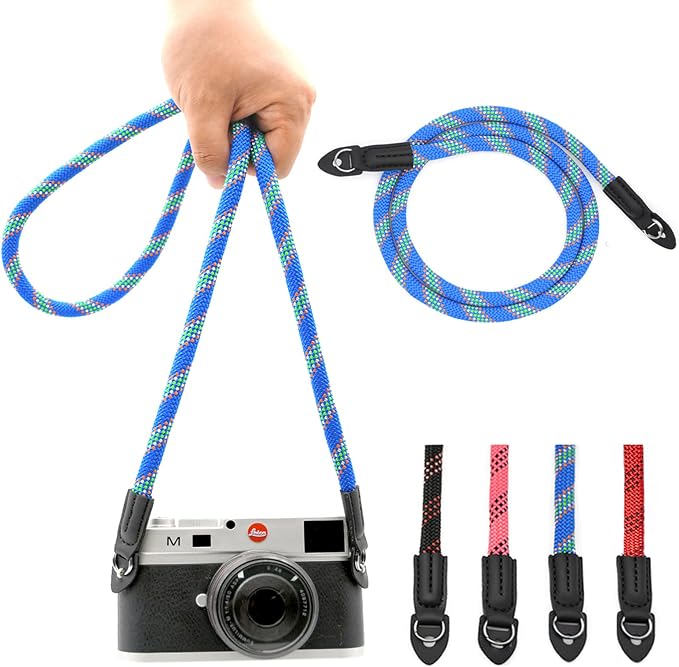 Camera Strap Vintage 100cm Nylon Climbing Rope Camera Neck Shoulder Strap by Eorefo