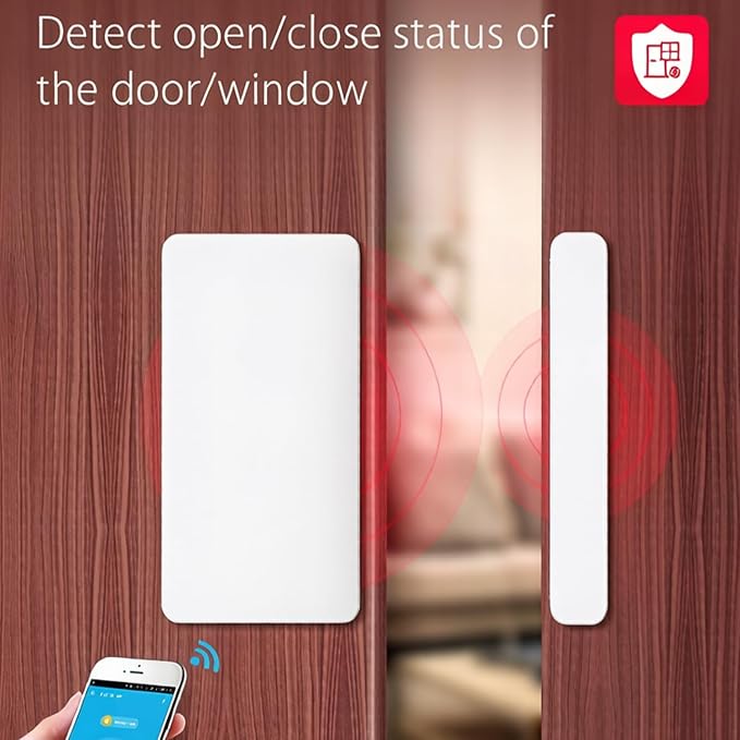 Mini Door Sensor, Wireless Door Window Sensor - Image 6
