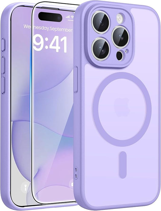 FNTCASE for iPhone 15 Pro Case: Translucent Matte Cases by FNTCASE
