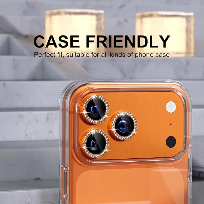 Choiche Compatible for iPhone 17 Pro/iPhone 17 Pro Max Camera Lens Protector - Image 4