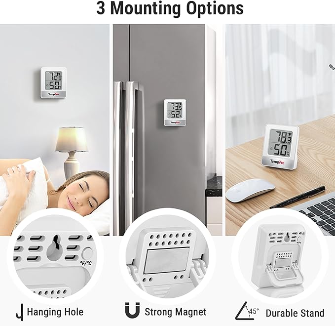 TempPro TP49 Digital Hygrometer Indoor Thermometer Humidity Meter Room - Image 5