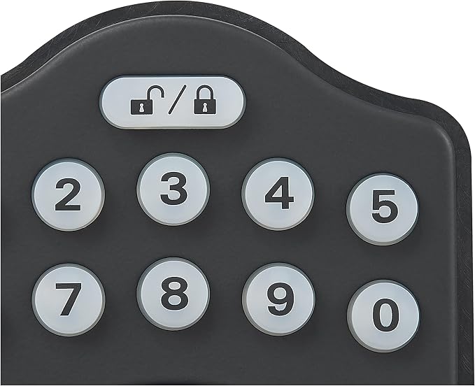 Amazon Basics Traditional Electronic Keypad, Keyless Entry Door Lock Deadbolt - Image 4
