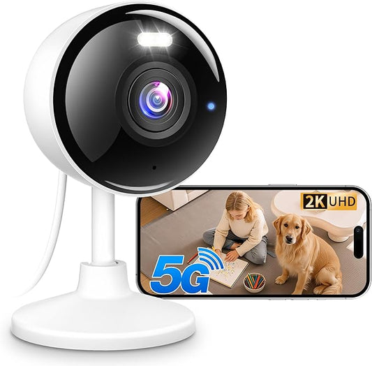 2K Cameras for Home Security, 5G & 2.4G WiFi Security Camera Indoor Outdoor for by Techage