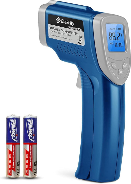 Etekcity Infrared Thermometer Laser Temperature Gun 1080, -58°F~ 1130°F by Etekcity