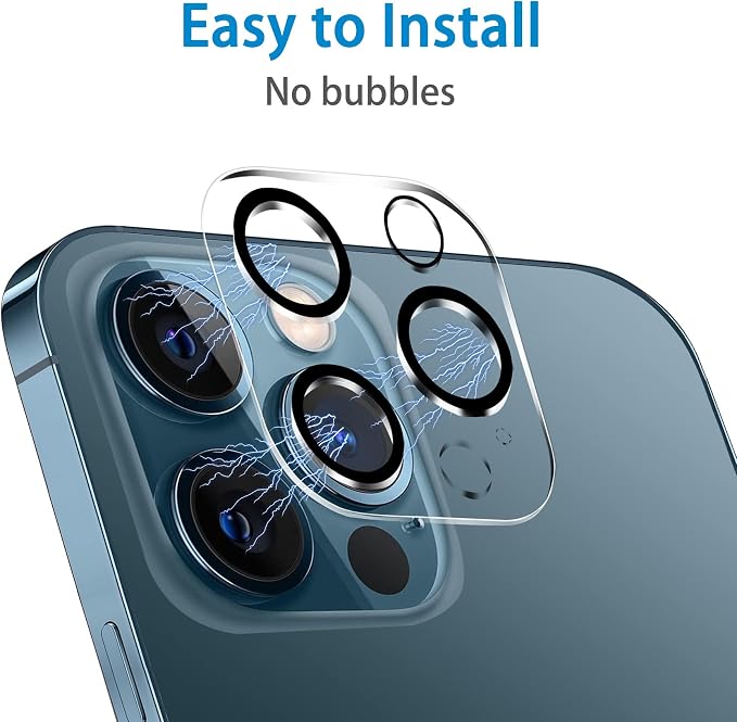 Dengduoduo 3 Pack Tempered Glass Camera Lens Protector - Image 6
