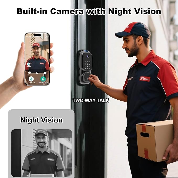 S500 Video Smart Lock, Keyless Entry Door Lock - Image 3