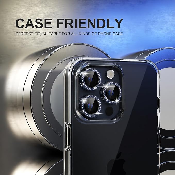 Choiche Compatible for iPhone 15 Pro/iPhone 15 Pro Max Camera Lens Protector - Image 4