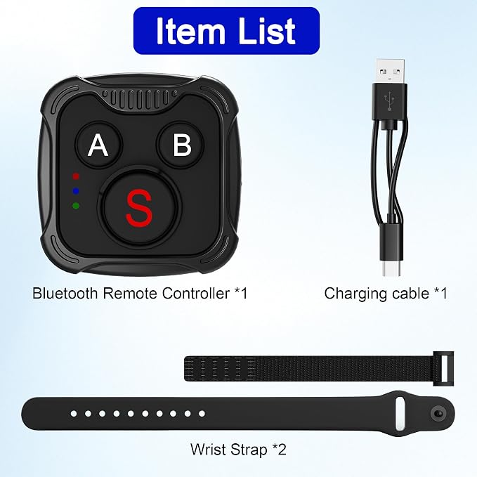 Bluetooth Remote Control for GoPro Hero 13/12/11/10/9/MAX, Insta360 - Image 9