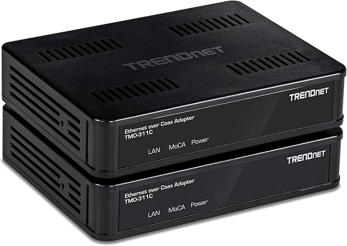TRENDnet Ethernet Over Coax Adapter, Backward Compatible by TRENDnet