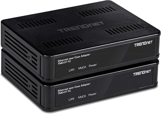 TRENDnet Ethernet Over Coax Adapter, Backward Compatible by TRENDnet