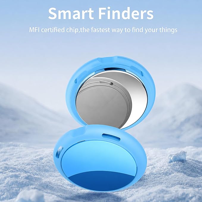 2 Pack Tracker Tags Pair with Apple Find My Bluetooth Air Smart Tags Key Finder - Image 2