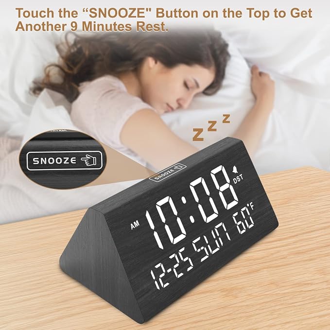 DreamSky Digital Alarm Clocks for Bedrooms - Image 4