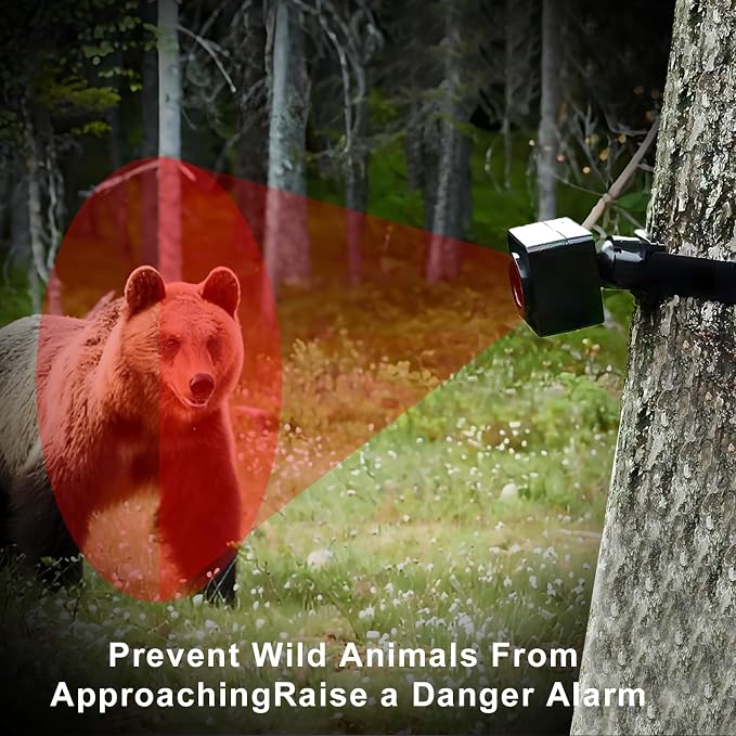 HTZSAFE Portable Outdoor Perimeter Alarm System- 1/4 Mile Waterproof Wireless - Image 3