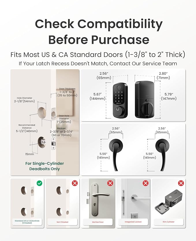 DESLOC B200 Fingerprint Smart Lock - Image 6