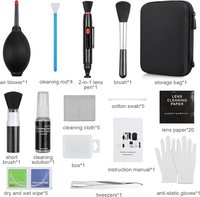 14-in-1 Camera Lens Cleaning Kit - Image 2