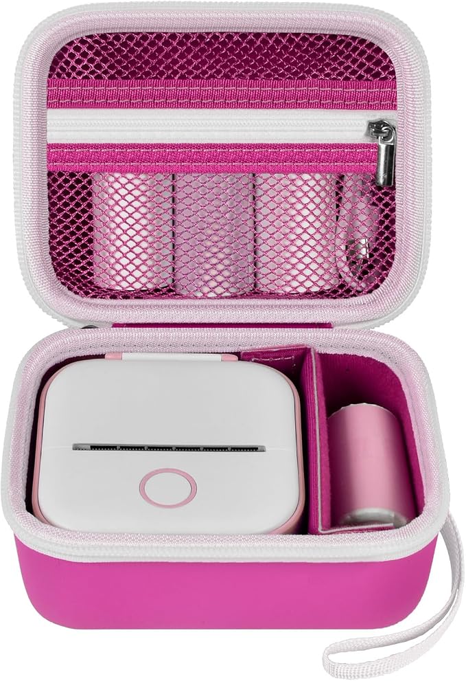 ANKHOH Label Maker Case for Memoking T02/ for Phomemo M02/ M02S/ M02 Pro/ Q30S/ by Ankhohstoragehardcase