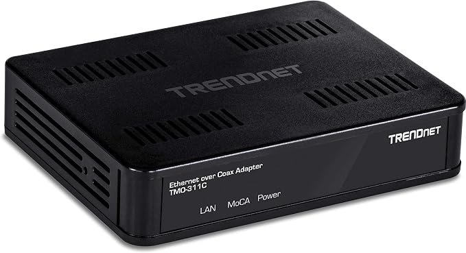 TRENDnet Ethernet Over Coax Adapter, Backward Compatible by TRENDnet