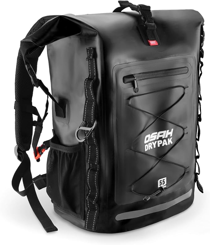 OSAH DRYPAK Waterproof Backpack Dry Bag 35L/55L/85L – Heavy Duty Roll-Top by OSAHDRYPAK