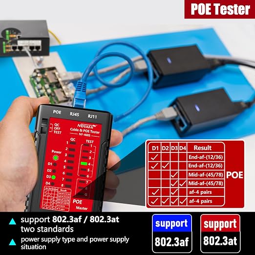 NF-468S RJ45 Network Cable Tester - Image 6