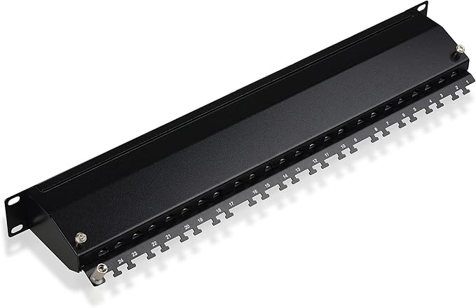 Cable Matters Rackmount or Wall Mount 24-Port Shielded RJ45 Patch Panel - Image 6