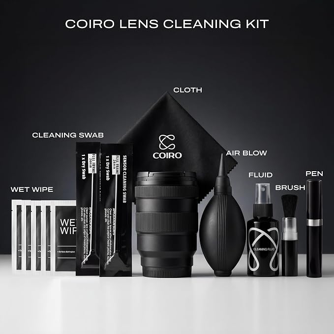 C Coiro Camera Lens Cleaning Kit 7 in 1 – Lens Pen, Air Blower, Sensor Cleaning - Image 2