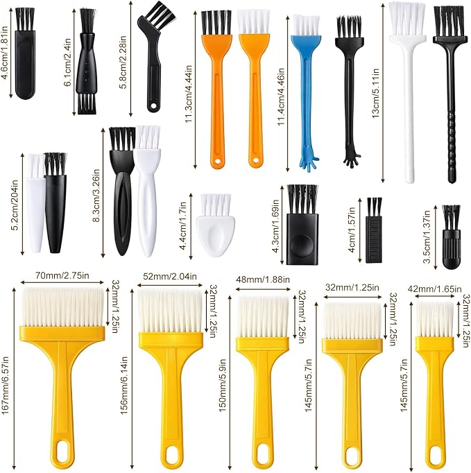 24 Pcs Small Cleaning Brush Mini Anti Static Brush Keyboard Brushes Electronic - Image 5