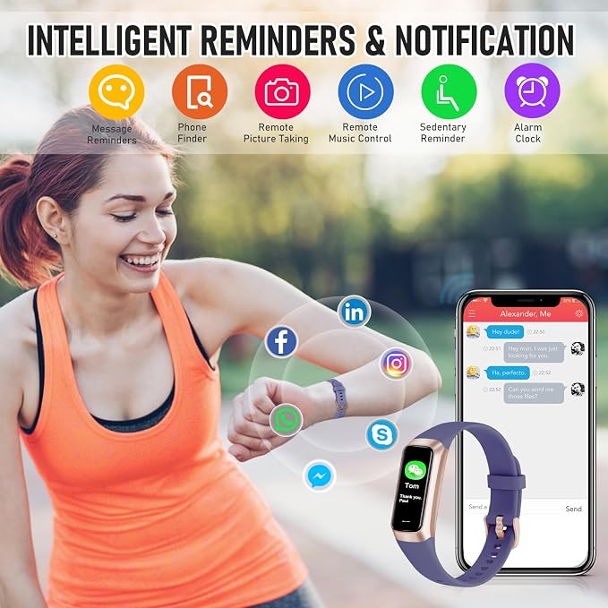 Fitness Tracker with 24/7 Heart Rate, Health Tracker with Step Counter Calories - Image 6