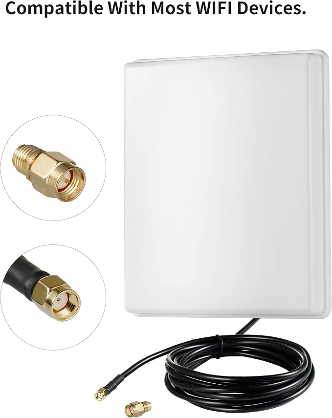 Outdoor 15dBi Dual Band WiFi 2.4GHz 5GHz 5.8GHz Long-Range Directional Panel - Image 7