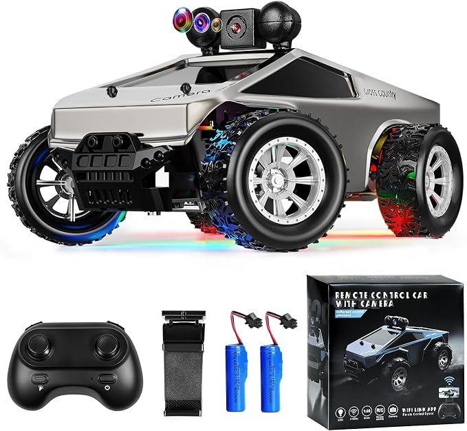RC Cars with Camera Remote Control Truck with 720P HD FPV Camera, All-Terrain - Image 8