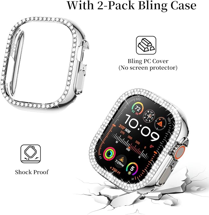 Mosonio Compatible with Apple Watch Band 38mm 40mm 41mm 42mm 44mm 45mm 46mm - Image 4
